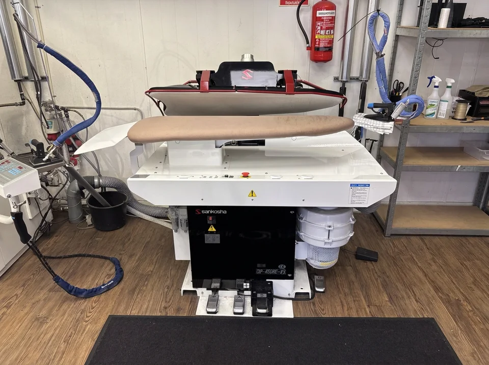 Buksepresse i renseriets produktion